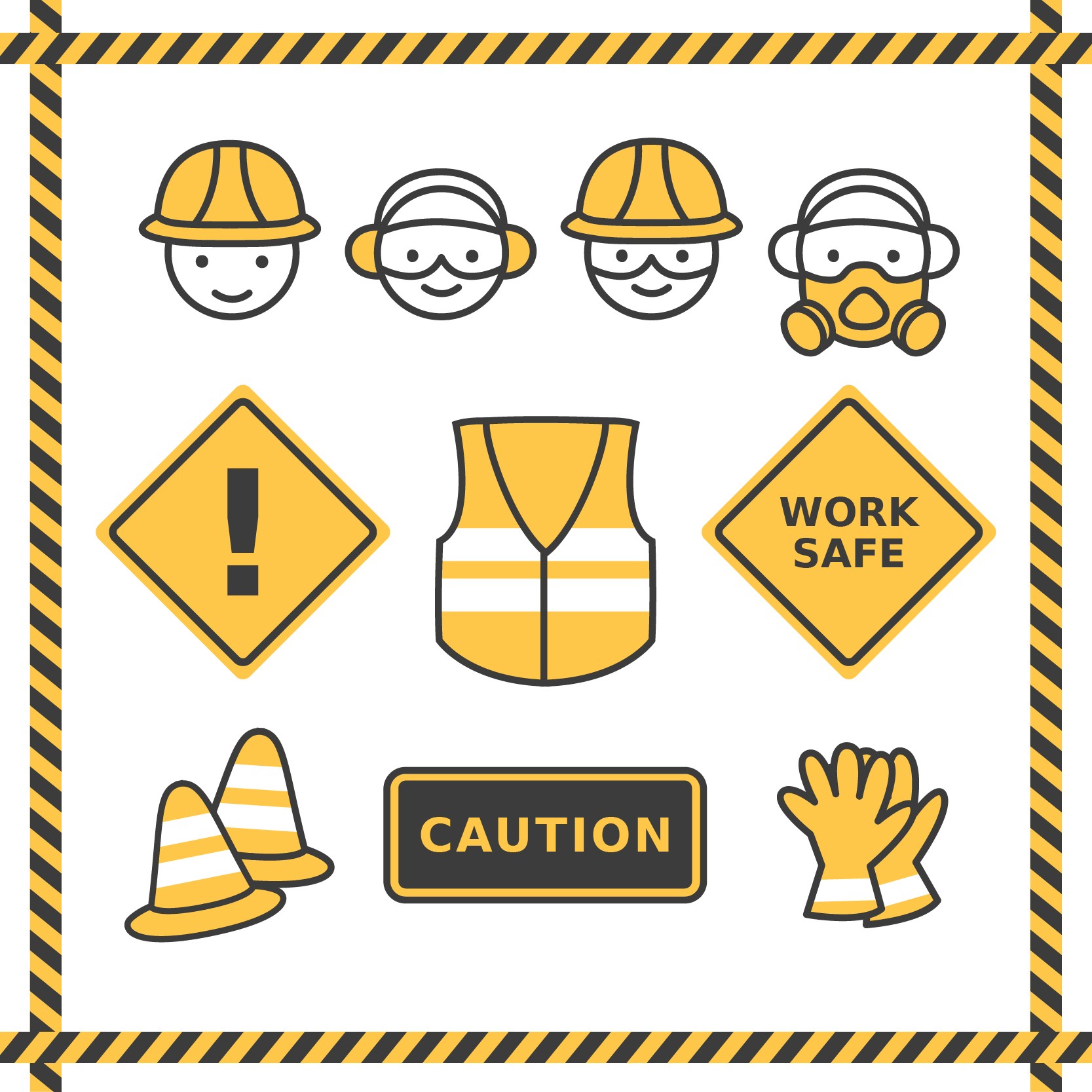 Cartoon Illustration Gallery: Health and Safety posters